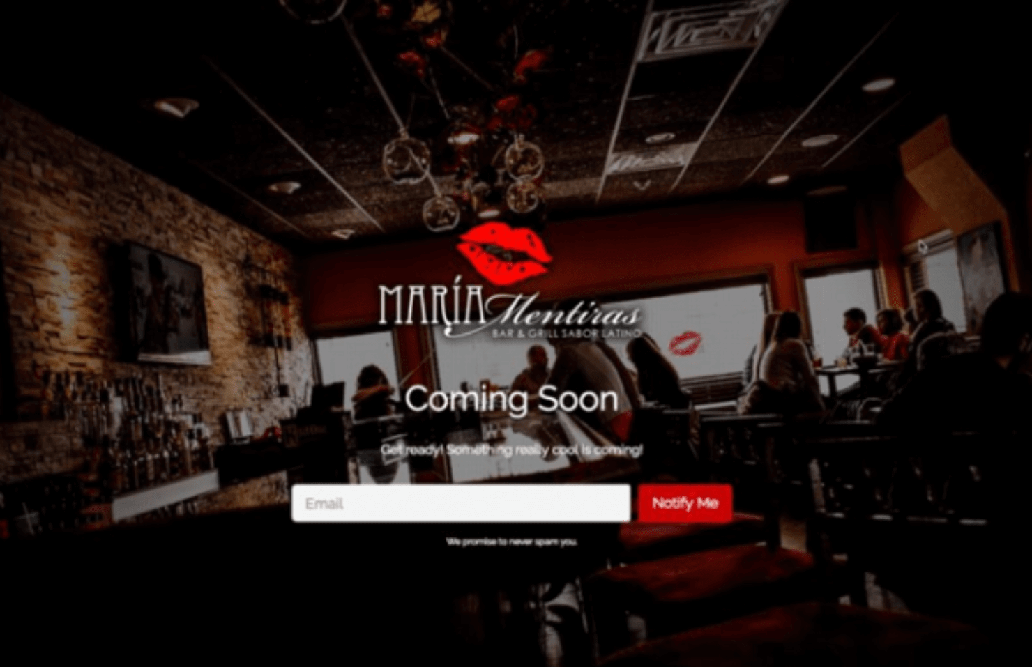 soon_maria-min - OptinMonster brand examples coming soon pages