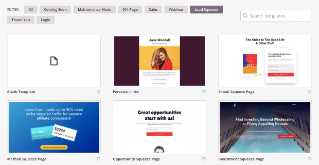 squeeze templates in seedprod - OptinMonster squeeze templates in seedprod