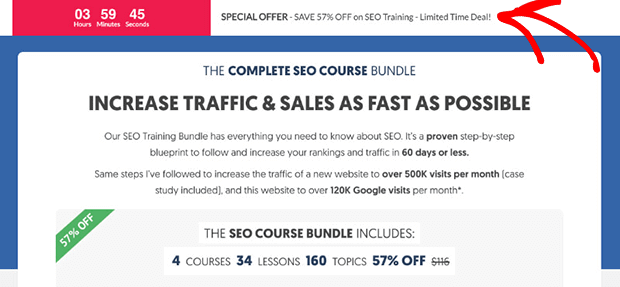 top-bar-with-counter - OptinMonster