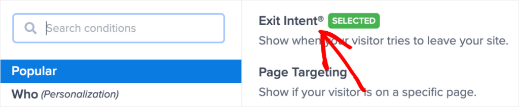 tripwire_exit intent - OptinMonster tripwire funnel