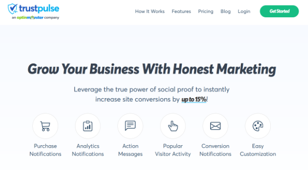 trustpulse-new-homepage - OptinMonster trustpulse new homepage