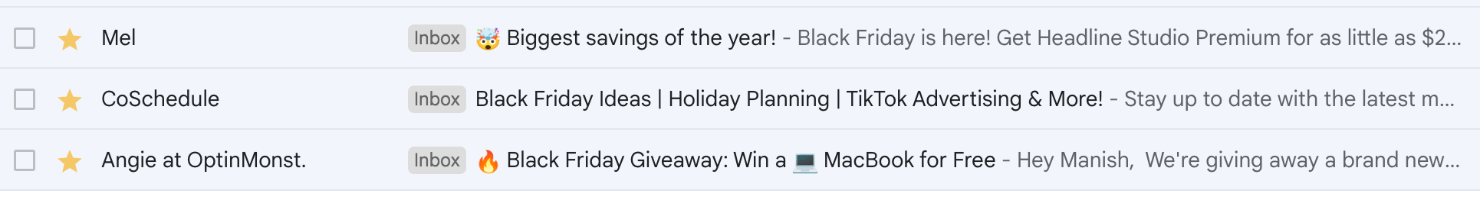 urgency words_black friday-min - OptinMonster use urgency words