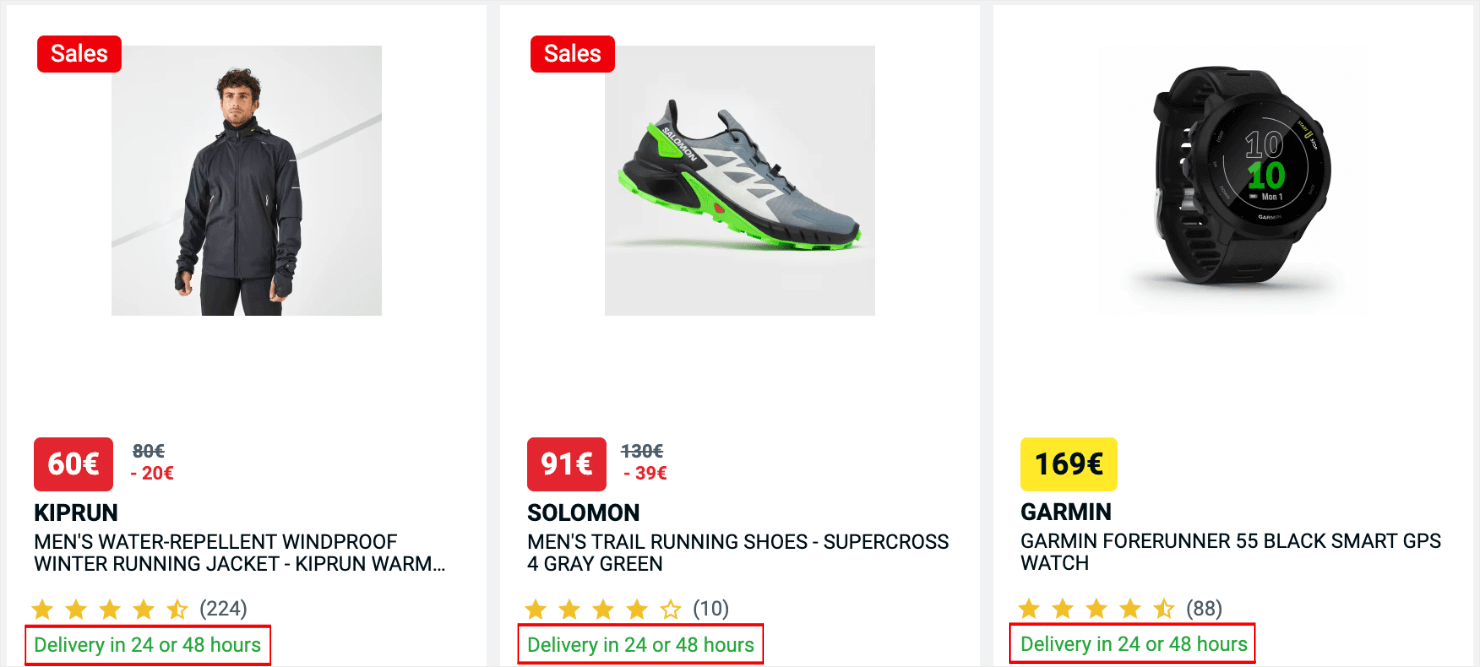 urgency words_decathelon-min - OptinMonster FOMO marketing