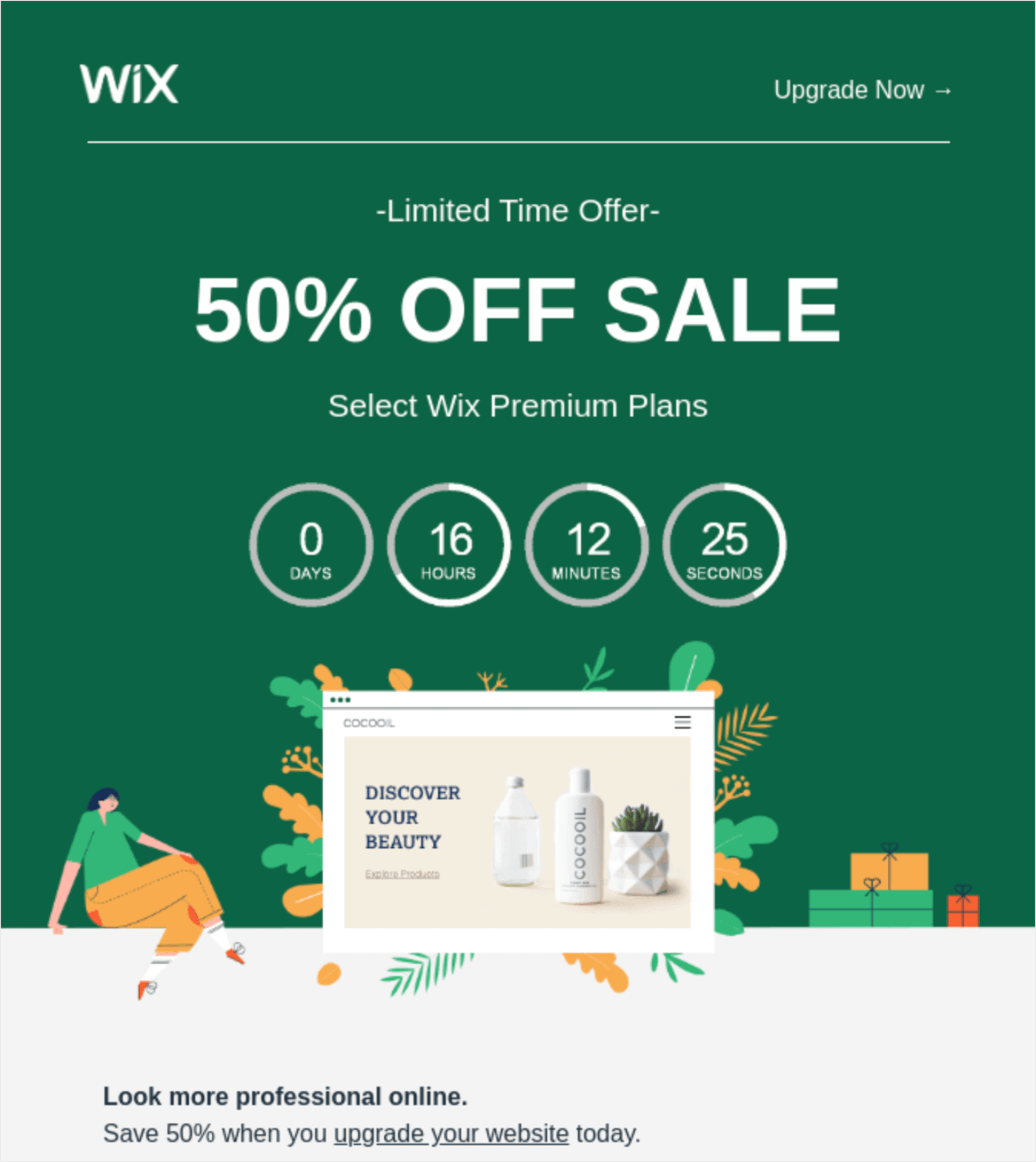 urgency words_wix-min - OptinMonster use urgency in marketing copy