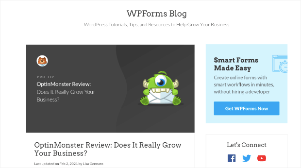 wpforms optinmonster review example - OptinMonster wpforms optinmonster review example