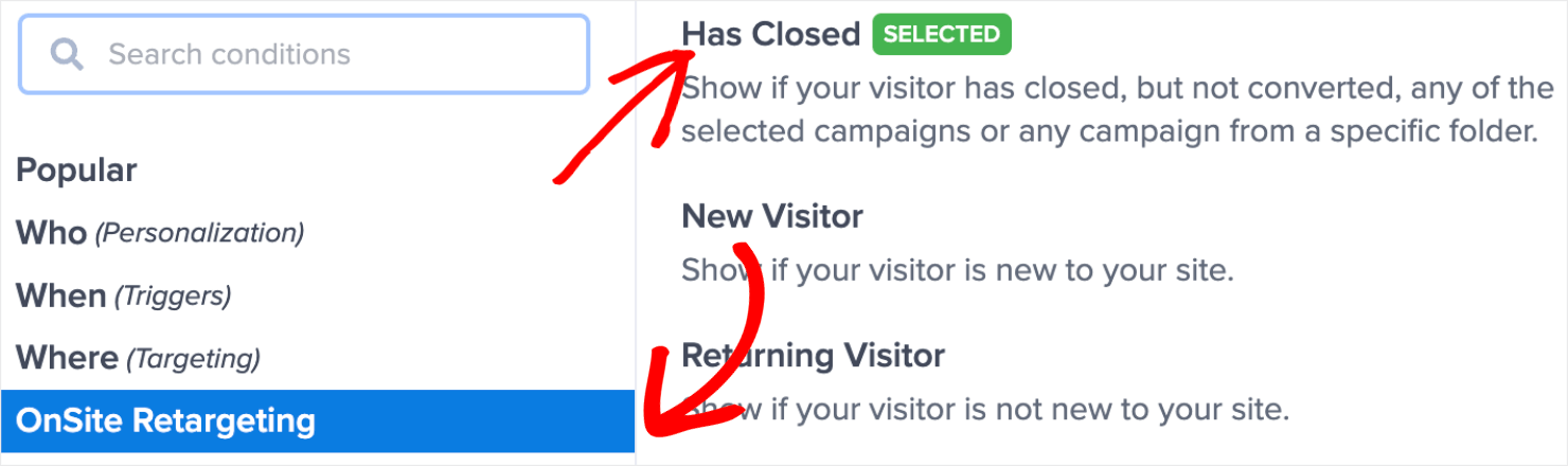 yes no_onsite retargeting 1-min - OptinMonster 2-step optin